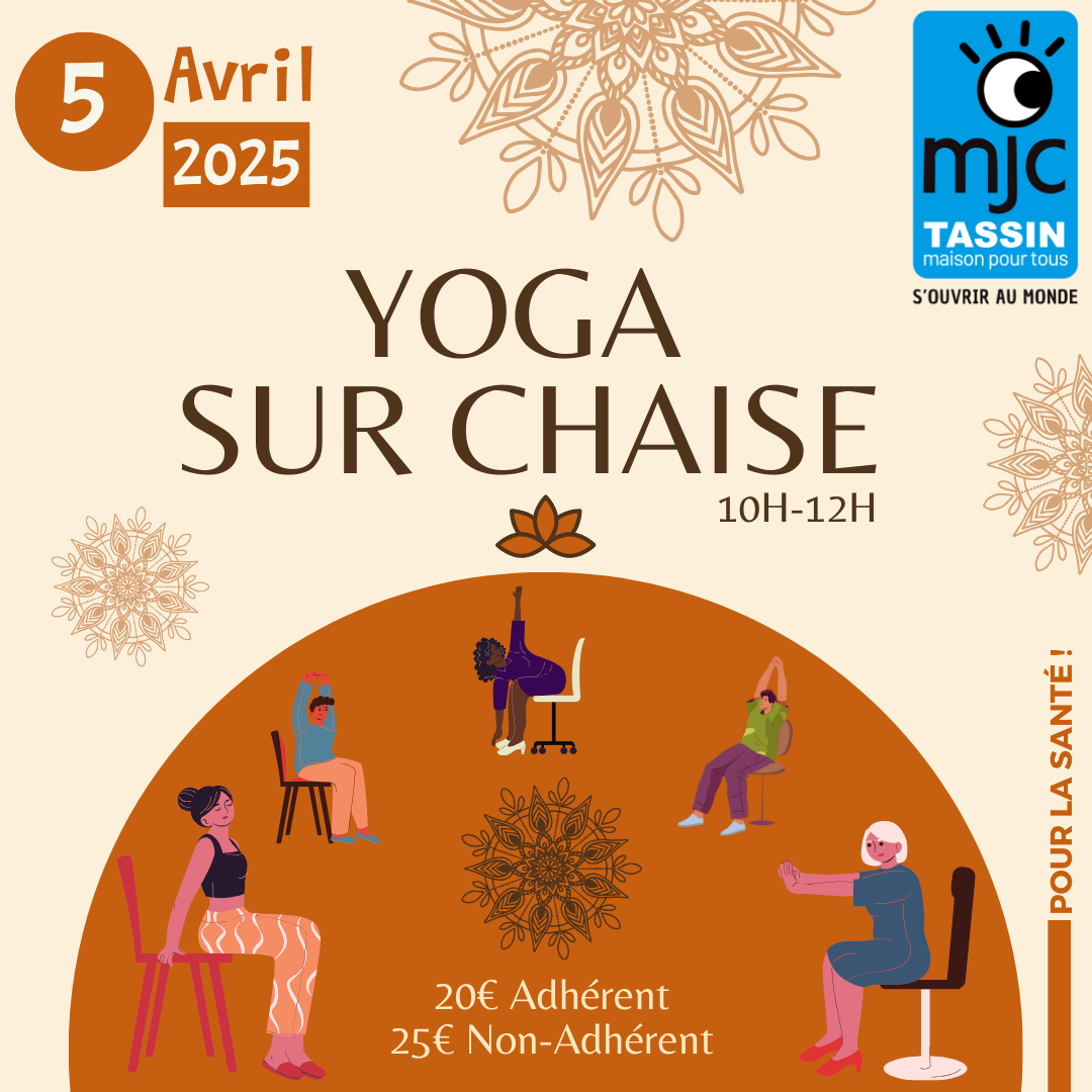 Initiation au yoga sur chaise