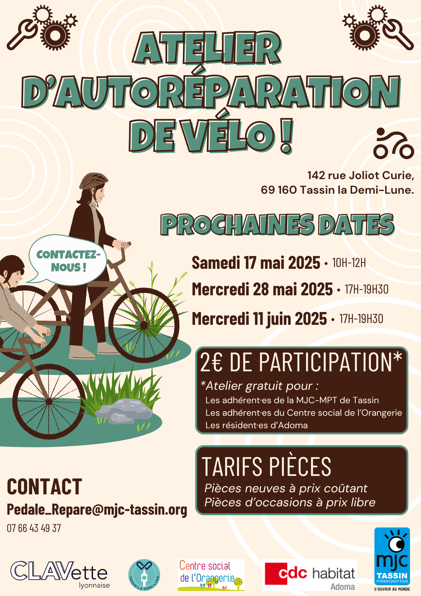 Atelier d'autoréparation de vélos