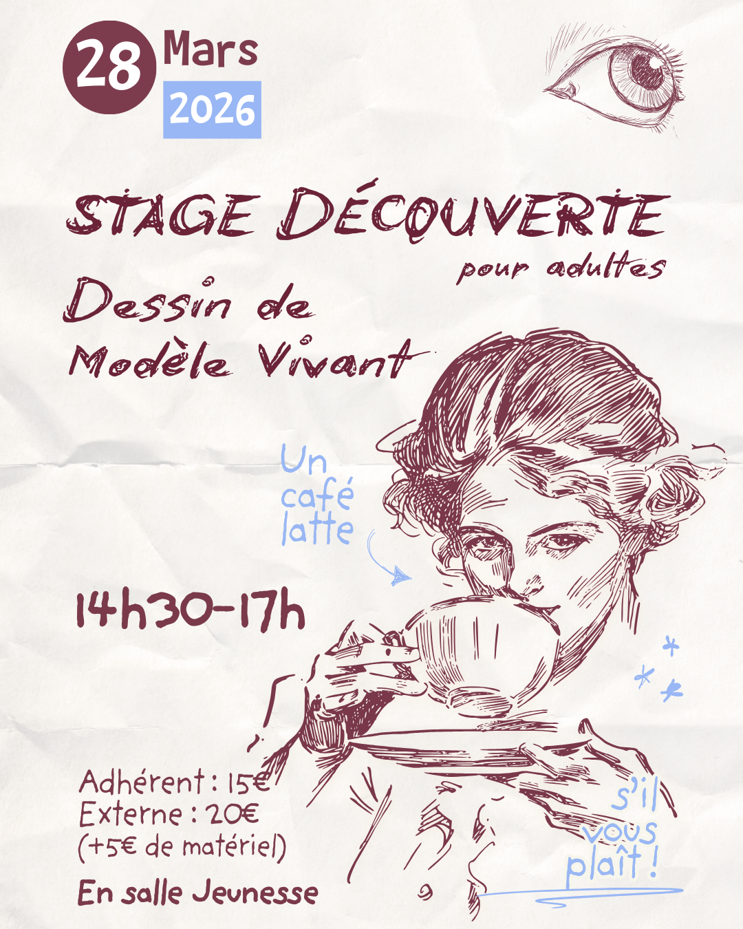 DESSIN MODÈLE VIVANT