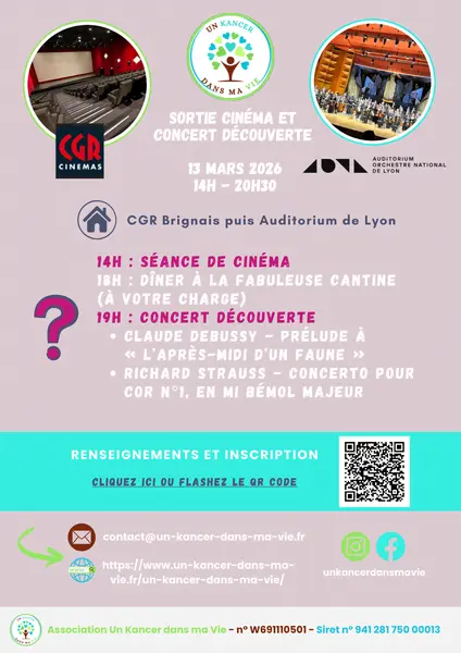 Sortie cinéma et concert à l'auditorium