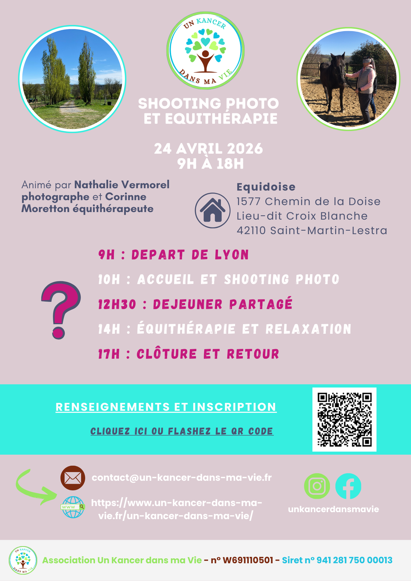 Journée shooting photo et découverte de l'équithérapie à Equidoise