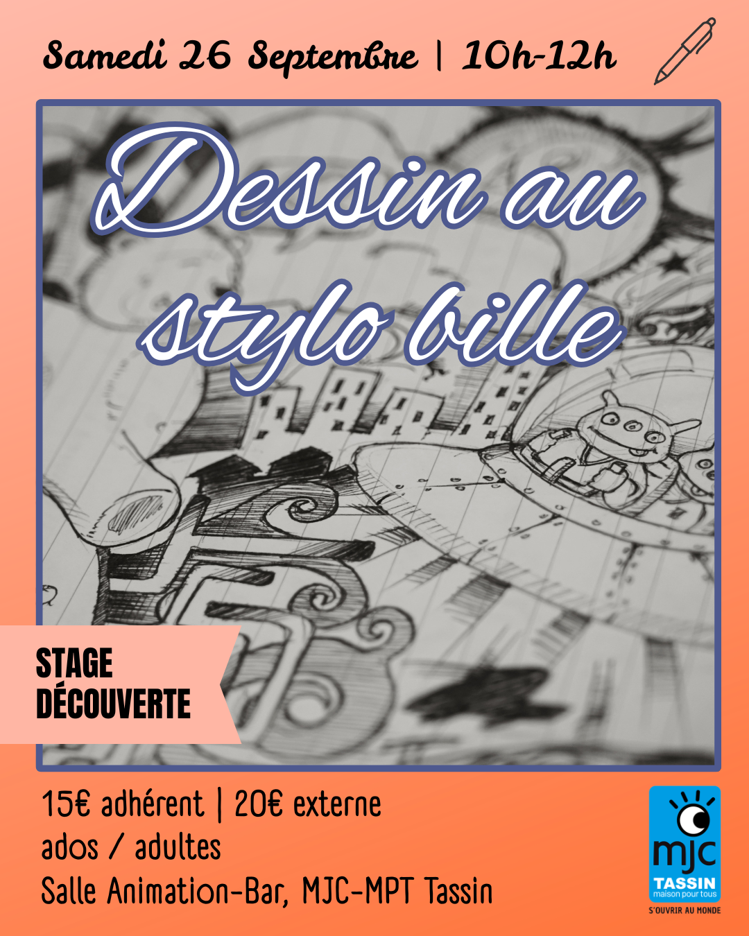 DESSIN AU STYLO BILLE