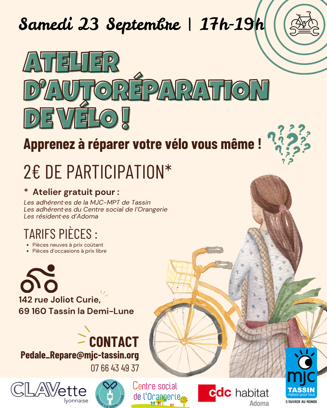ATELIER D'AUTORÉPARATION DE VÉLO