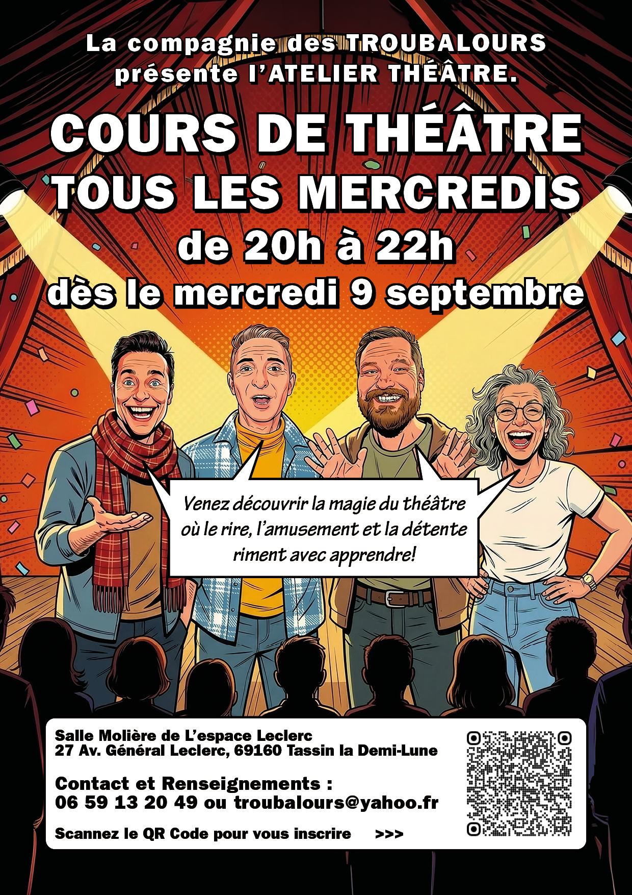 COURS DE THEATRE 2026-2027