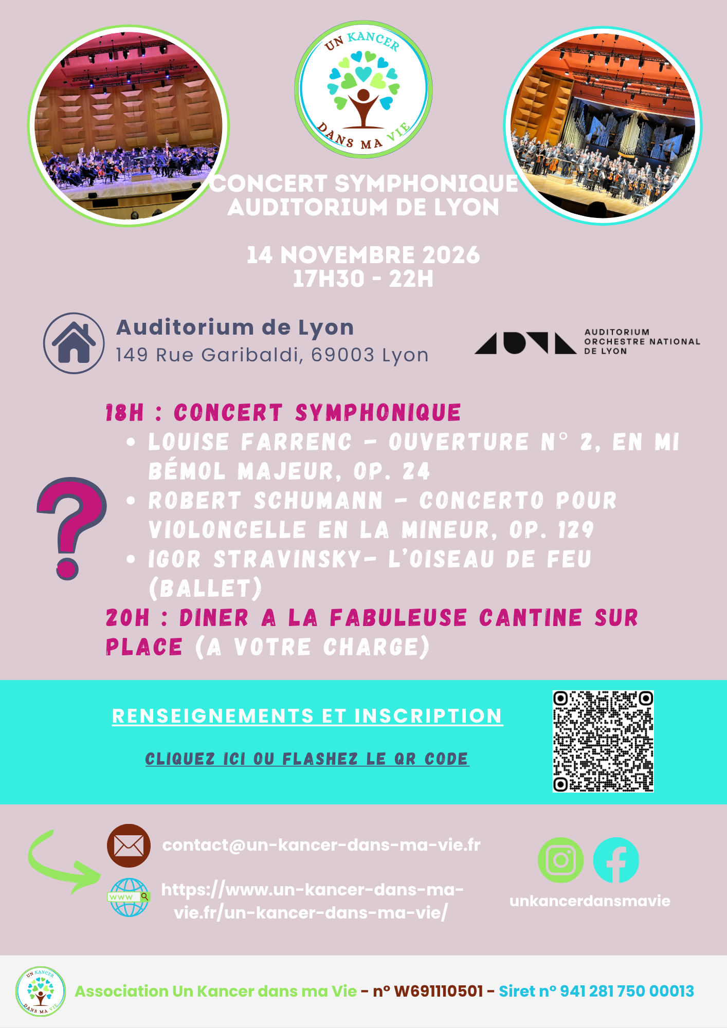 Concert symphonique à l'Auditorium de Lyon