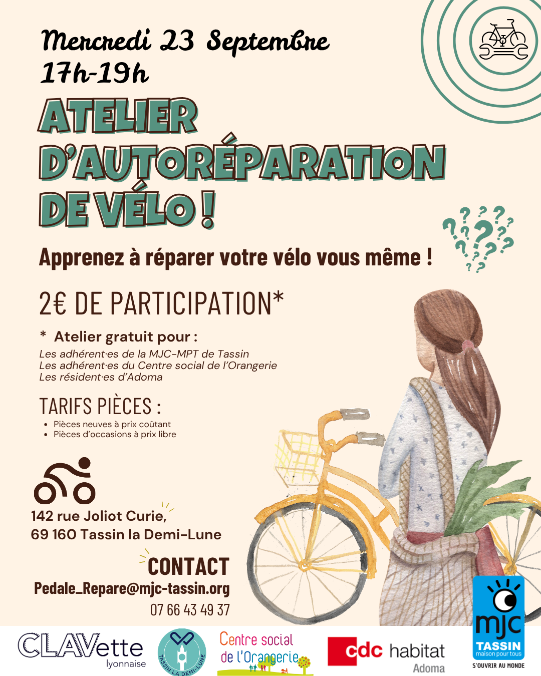 ATELIER D'AUTORÉPARATION DE VÉLO